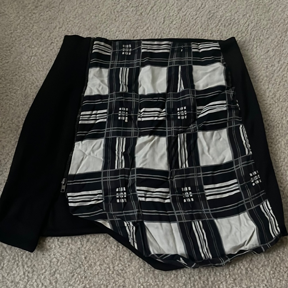 De Lacy Plaid Mini Skirt
